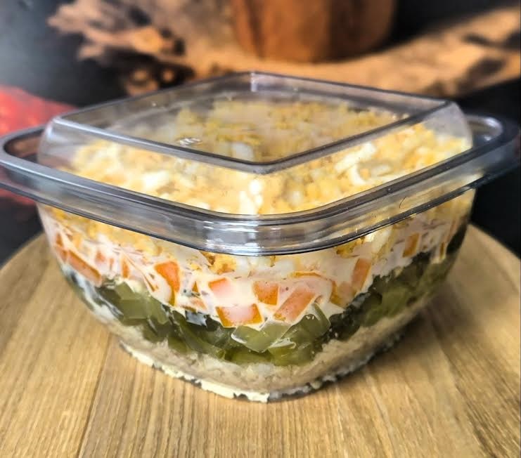Салат Деревенский с курочкой