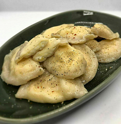 Вареники с творогом и брынзой
