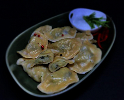 Вареники с картошкой и беконом